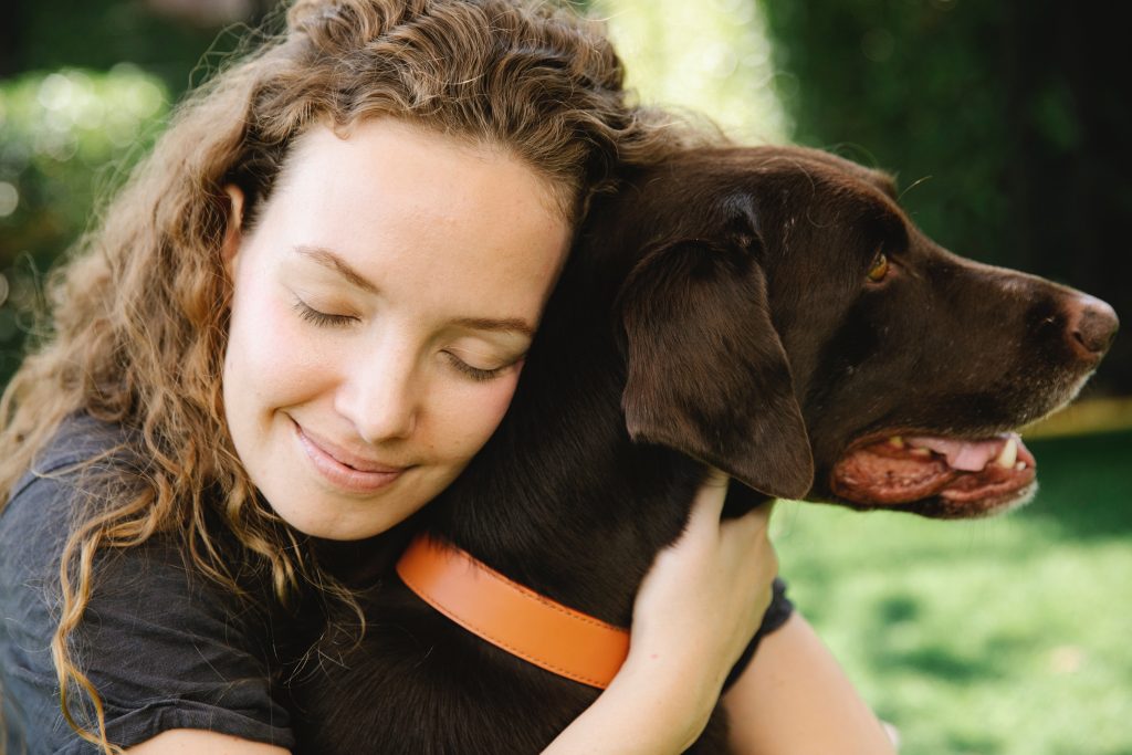 Mindful moments with your dog, building connection, deepening bonds and love.