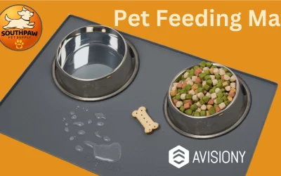 Mealtime Made Easy with the Avisiony Waterproof Pet Feeding Mat